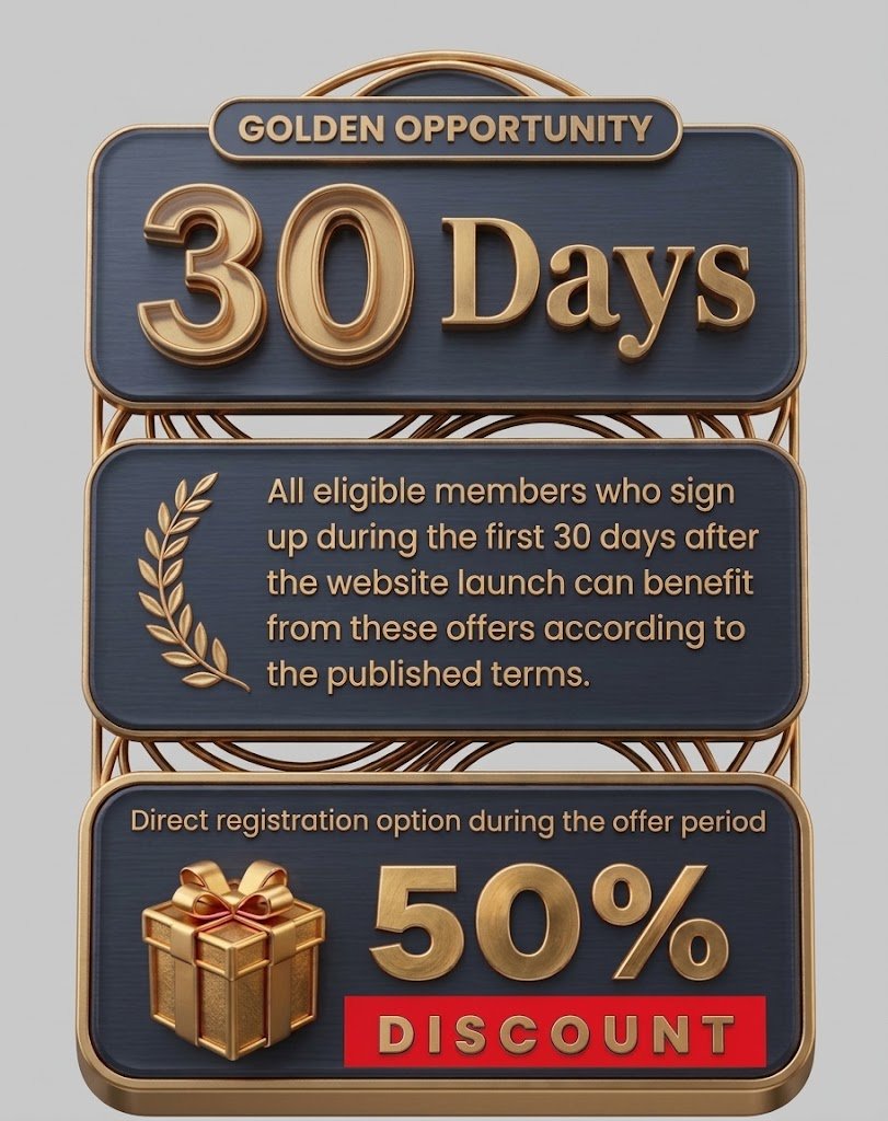 Golden Opportunity — 30 Days / 50% Discount